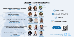 OPI Intensive Seminar Program on Global Security Threats 2026 1 OPI Summer School 2
